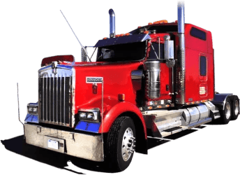 American Truck Simulator truck on a US interstate