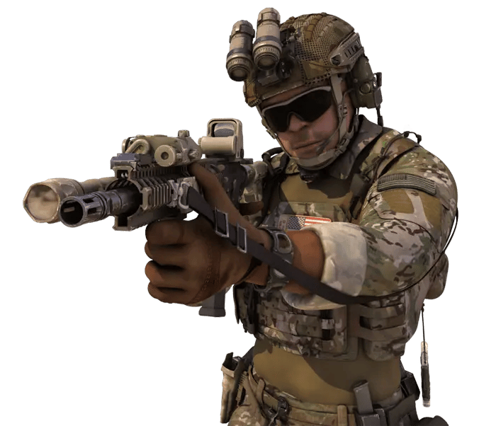 ARMA 3 soldier in tactical military gear
