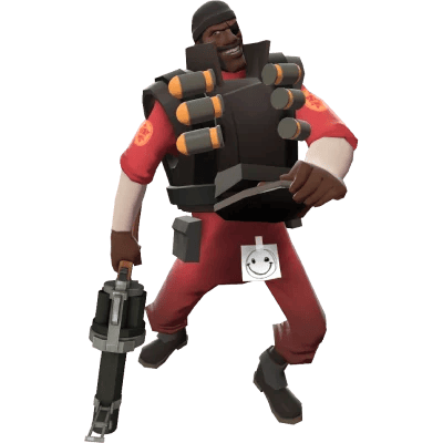 Team Fortress 2 mercenaries mid-match on a community server