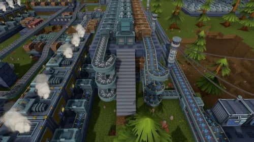 FOUNDRY large-scale conveyor factory running on a dedicated server