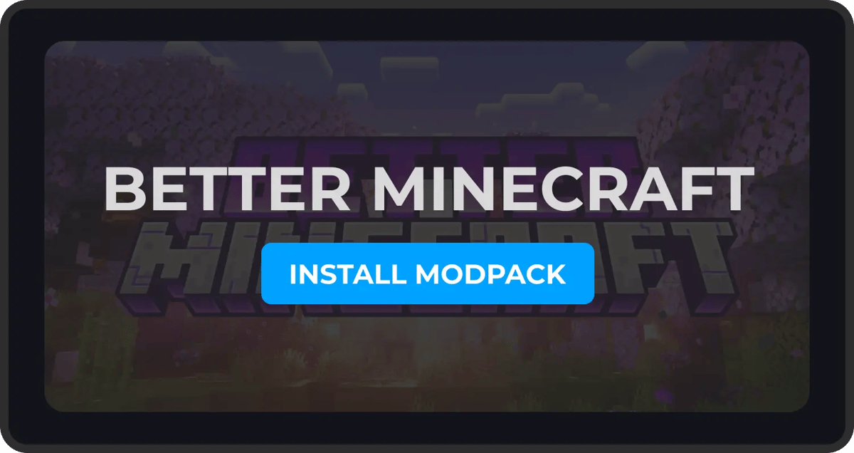 One-click modpack installer interface showing Forge and Fabric modpacks for Minecraft server hosting