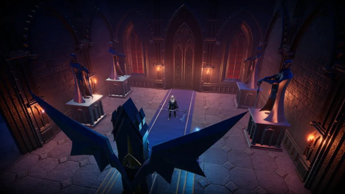 V Rising vampires in their base on a multiplayer server