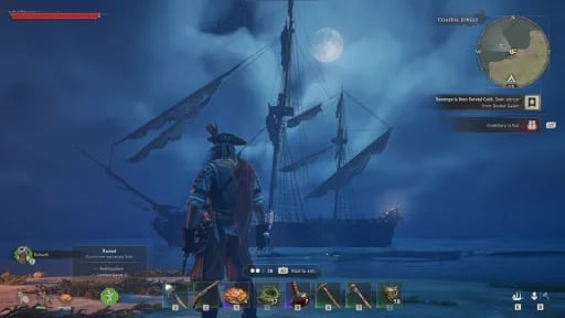 Windrose-Spieler segeln auf einem dedizierten Server über den Ozean