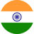 Mumbai, India flag
