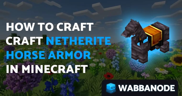 How to Craft Netherite Horse Armor in Minecraft