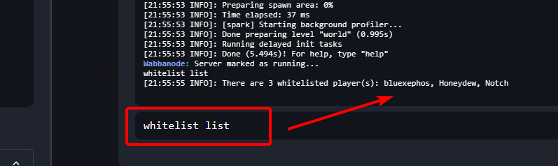 Listing Players