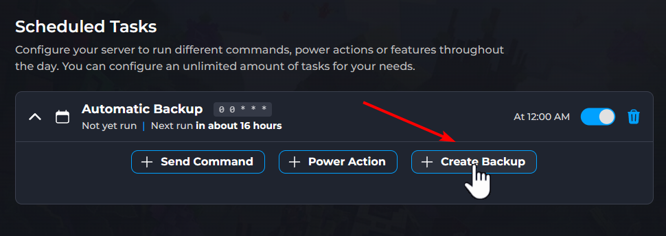 Creating Backup
