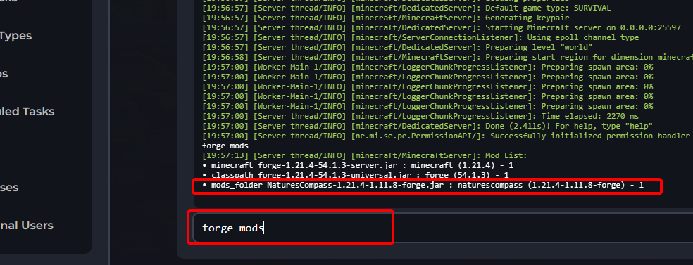 Confirming Natures Compass Installed