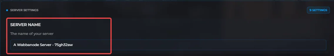 Frontier Legends Server Name