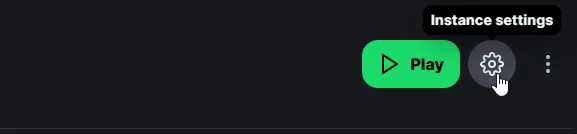 Modrinth App Instance Settings