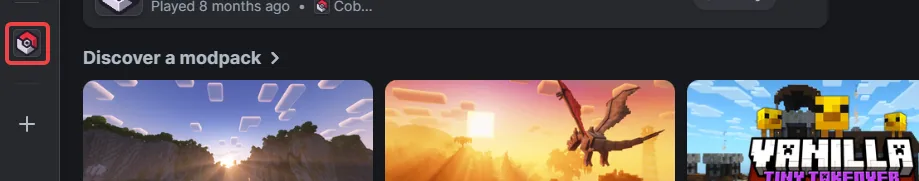 Modrinth Selecting Modpack