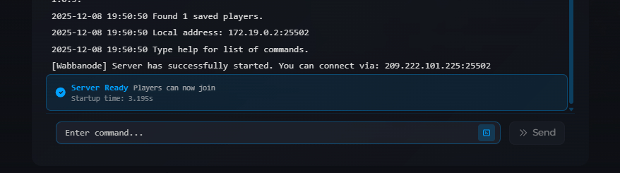 Executing the difficulty command in Necesse server console