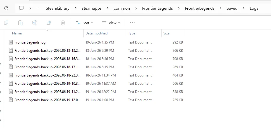 Pc Steam Files for Frontier Legends